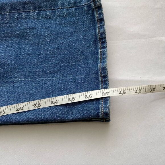 Madewell Mather Wash Mid-Rise Kick Out Crop Jeans Size 26 - Picture 16 of 16